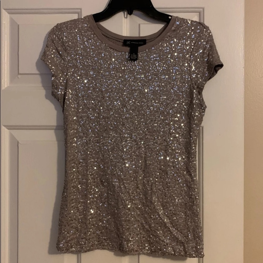 INC Sequin Tee